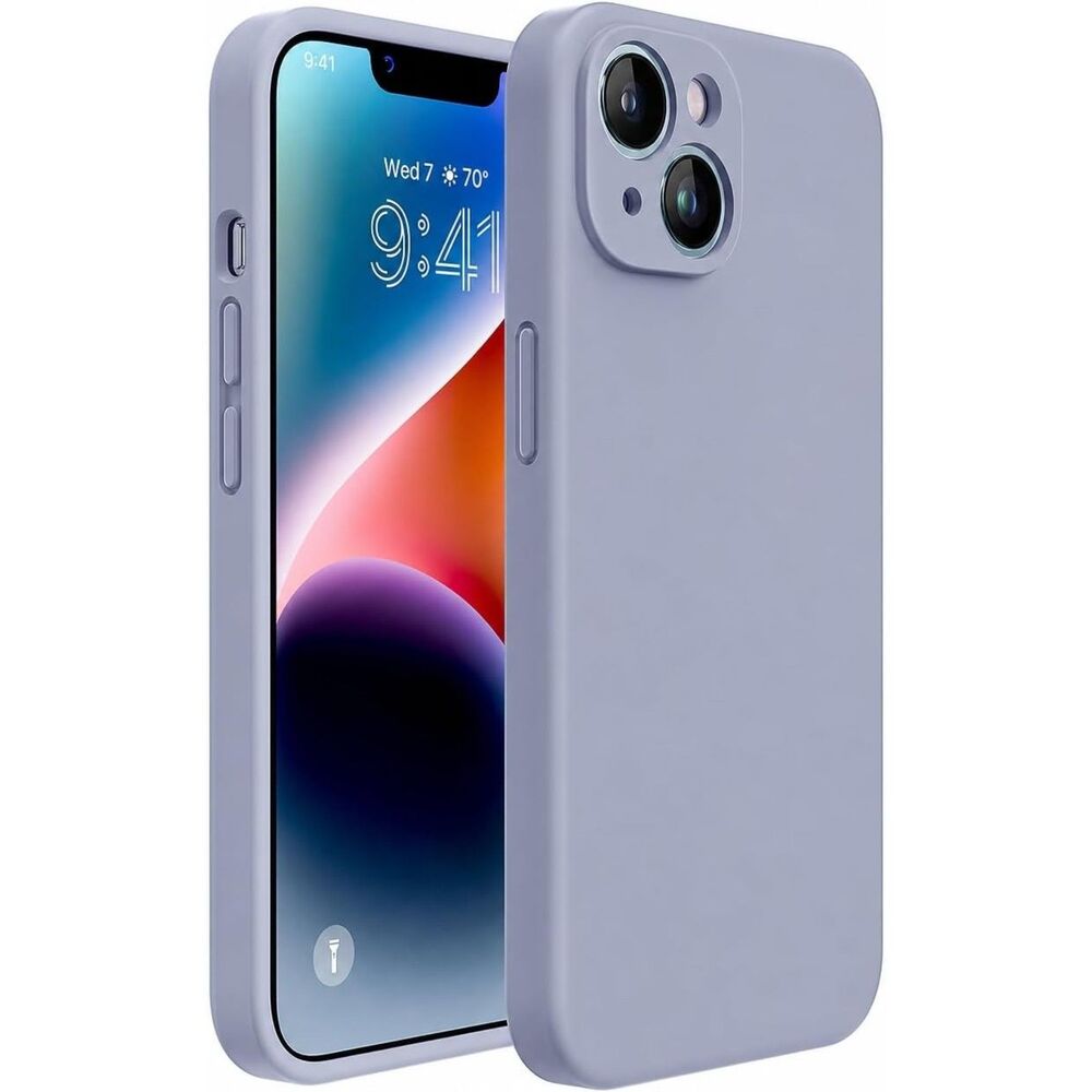 Miracase Silicone Case for iPhone 14 | Soft Microfiber Lining Drop Protection